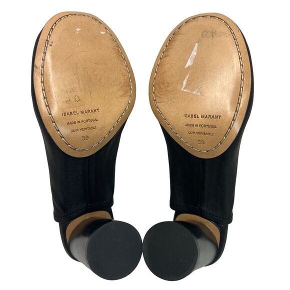 Isabel Marant Meirid Slingback Sandals in Black Size 39 - Picture 8 of 12